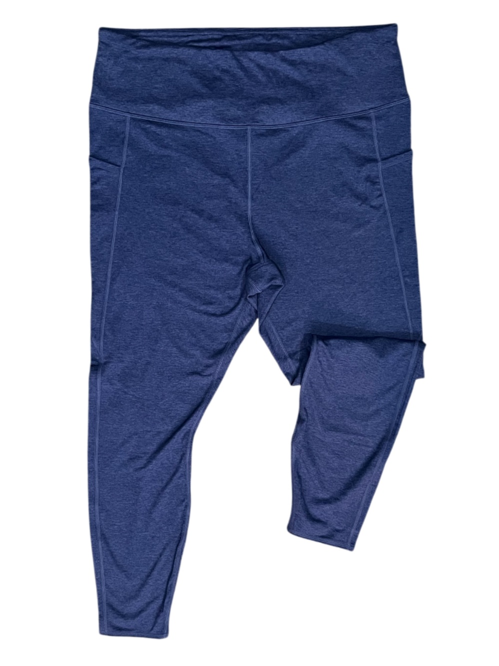 Gaiam High Rise Petal Legging Deep Cobalt Heather Size XL - Picture 5 of 16